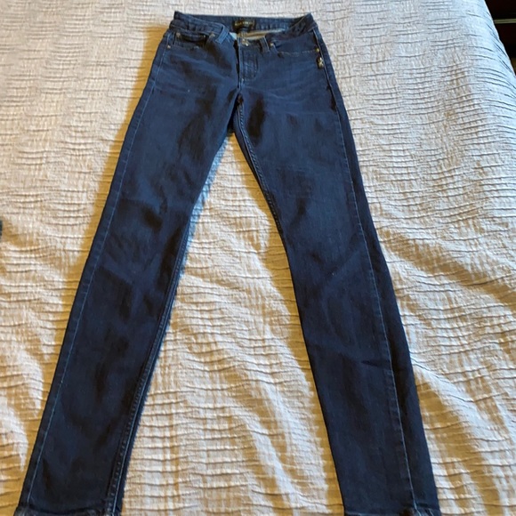 Silver Mazy High Rise Skinny - Picture 1 of 4